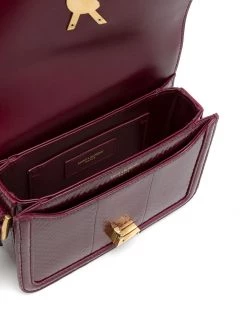 Saint Laurent Solferino snakeskin shoulder bag