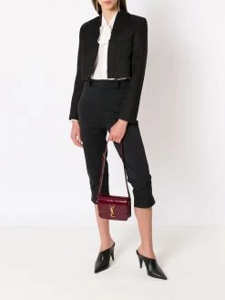 Saint Laurent Solferino snakeskin shoulder bag