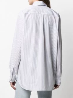Saint Laurent double pinstripe oversized shirt
