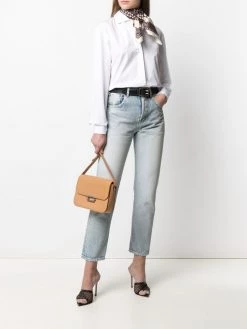 Saint Laurent oversized poplin shirt