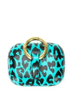 Saint Laurent leopard-print AirPods Pro case