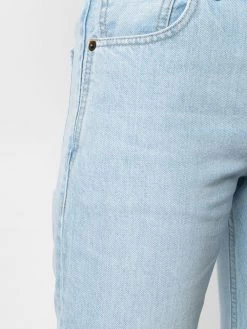 Saint Laurent faded straight-leg jeans