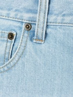 Saint Laurent faded straight-leg jeans