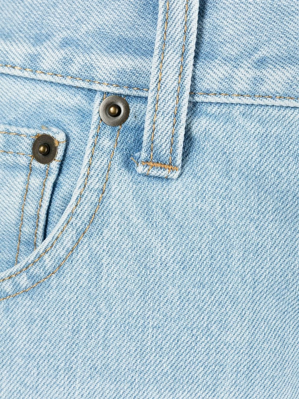 Saint Laurent faded straight-leg jeans