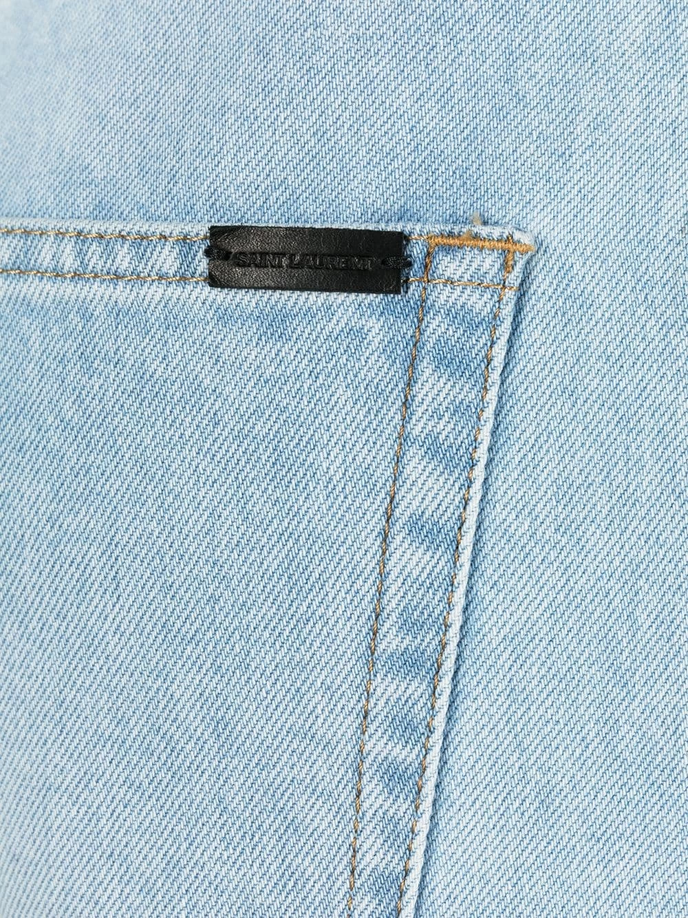 Saint Laurent faded straight-leg jeans