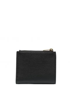 Saint Laurent logo-plaque pebbled-texture purse