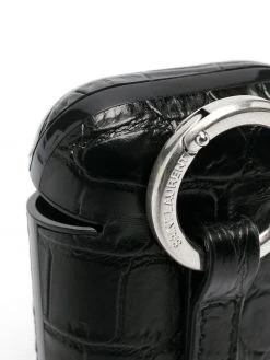 Saint Laurent crocodile-effect AirPods case