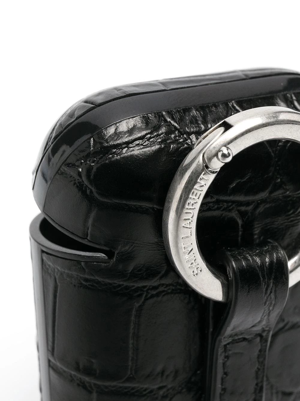 Saint Laurent crocodile-effect AirPods case