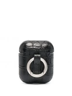 Saint Laurent crocodile-effect AirPods case