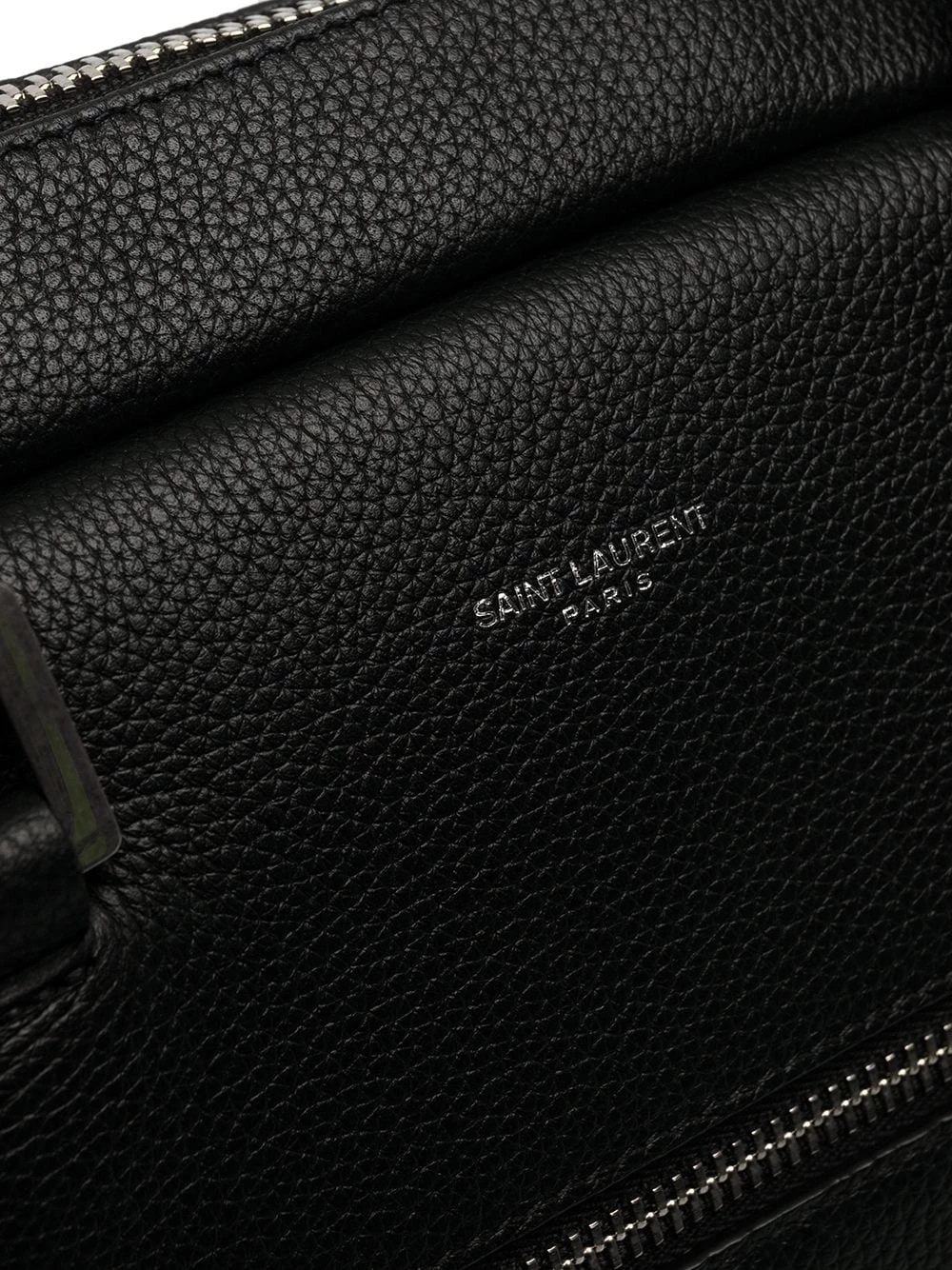Saint Laurent pebbled-texture messenger bag