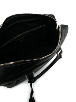 Saint Laurent pebbled-texture messenger bag