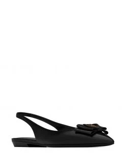 Saint Laurent Anaïs bow-detail ballerina shoes