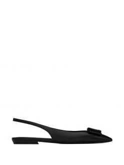 Saint Laurent Anaïs bow-detail ballerina shoes