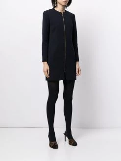 Saint Laurent zip-up shift dress
