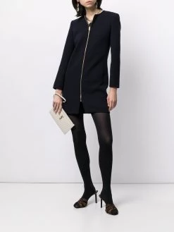 Saint Laurent zip-up shift dress