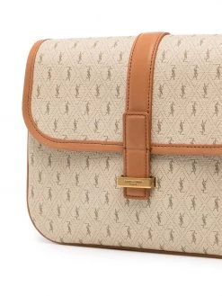 Saint Laurent Monogram print crossbody bag