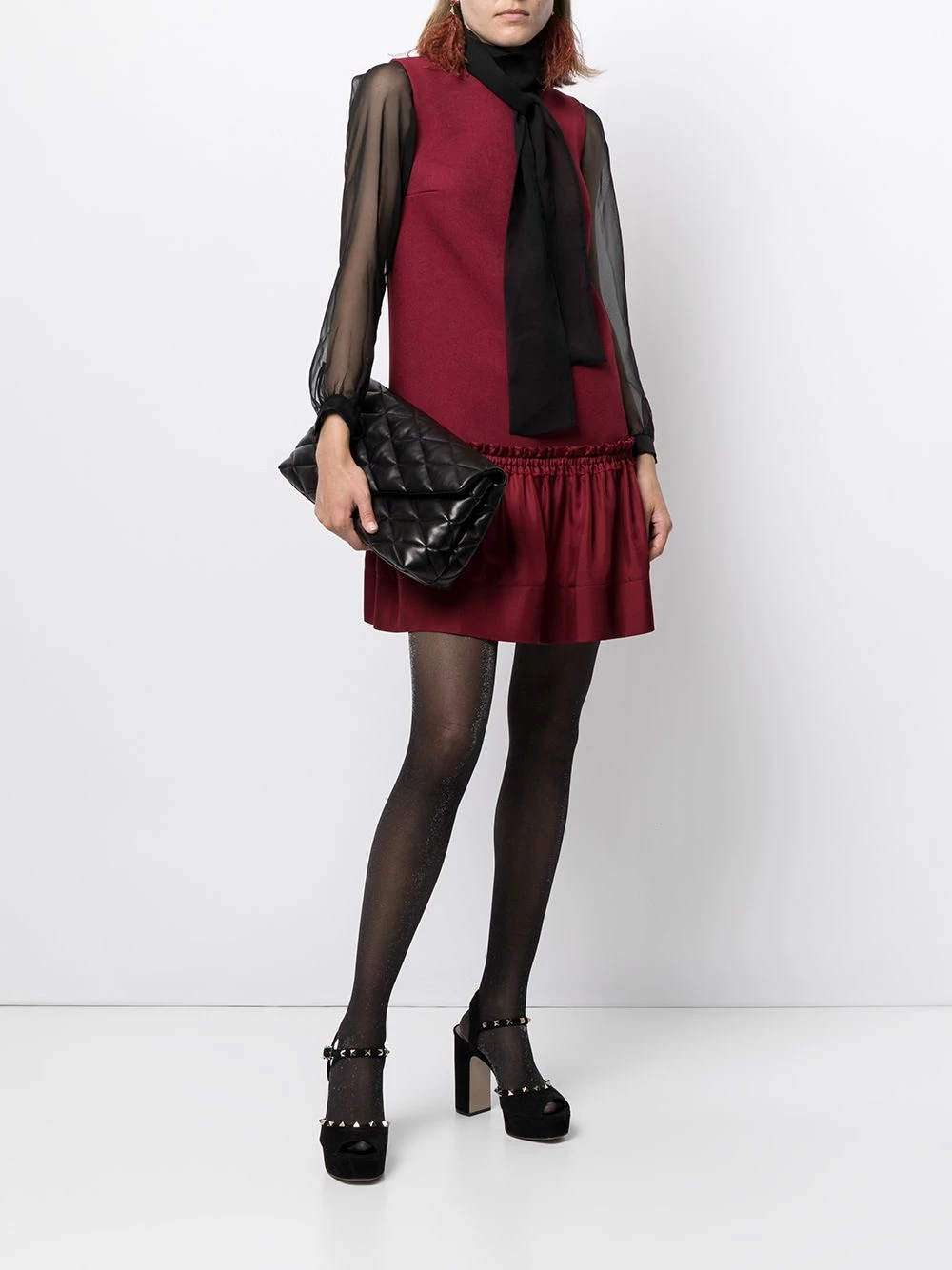 Saint Laurent Sade Puffer clutch bag