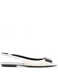 Saint Laurent bow slingback ballerina shoes