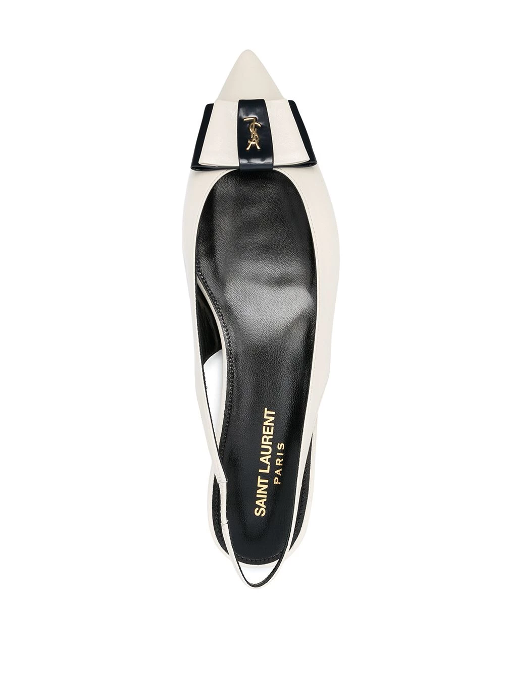 Saint Laurent bow slingback ballerina shoes