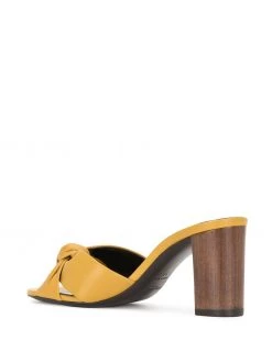 Saint Laurent Bianca 75mm mules