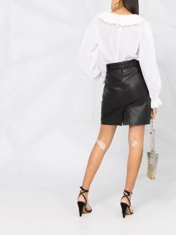 Saint Laurent ruffle V-neck blouse