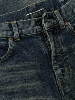 Saint Laurent whiskered skinny jeans