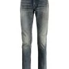 Saint Laurent whiskered skinny jeans