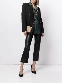 Saint Laurent press-stud denim shirt