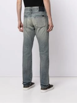 Saint Laurent washed-effect slim fit 6830 jeans