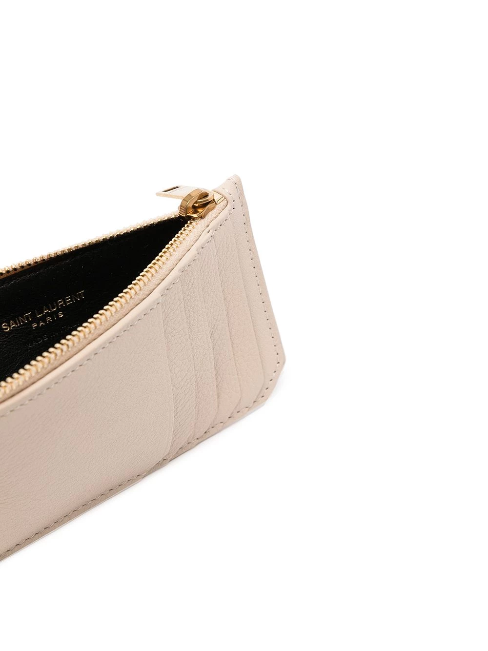 Saint Laurent pebbled leather cardholder