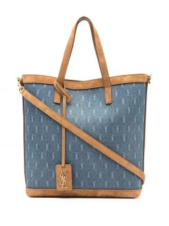 Saint Laurent monogram-pattern tote bag