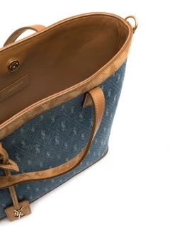 Saint Laurent monogram-pattern tote bag