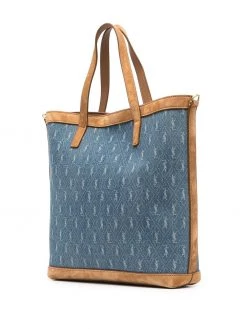 Saint Laurent monogram-pattern tote bag