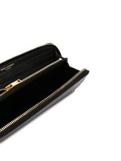 Saint Laurent pebbled leather wallet