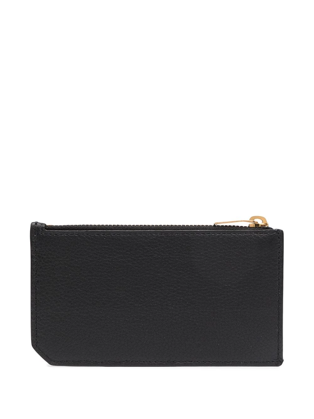 Saint Laurent logo-plaque zip-fastening cardholder