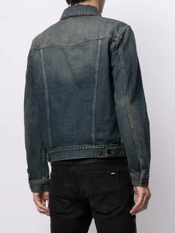 Saint Laurent faded-effect denim jacket