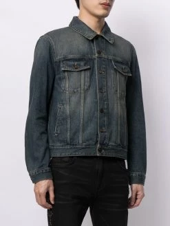 Saint Laurent faded-effect denim jacket