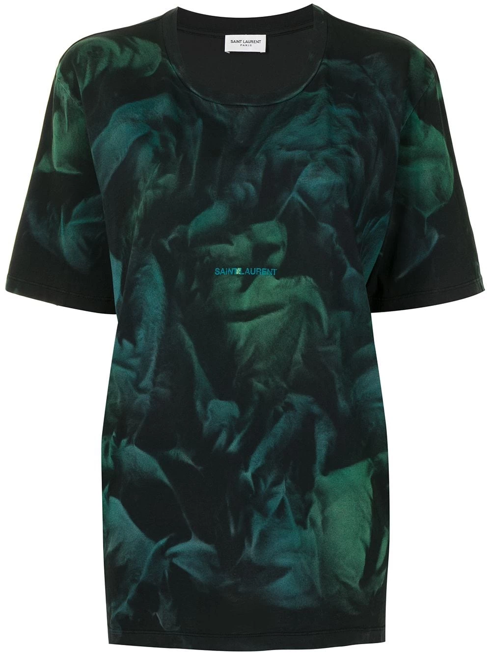 Saint Laurent tie-dye boyfriend-fit T-shirt