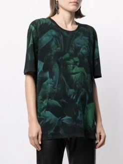 Saint Laurent tie-dye boyfriend-fit T-shirt