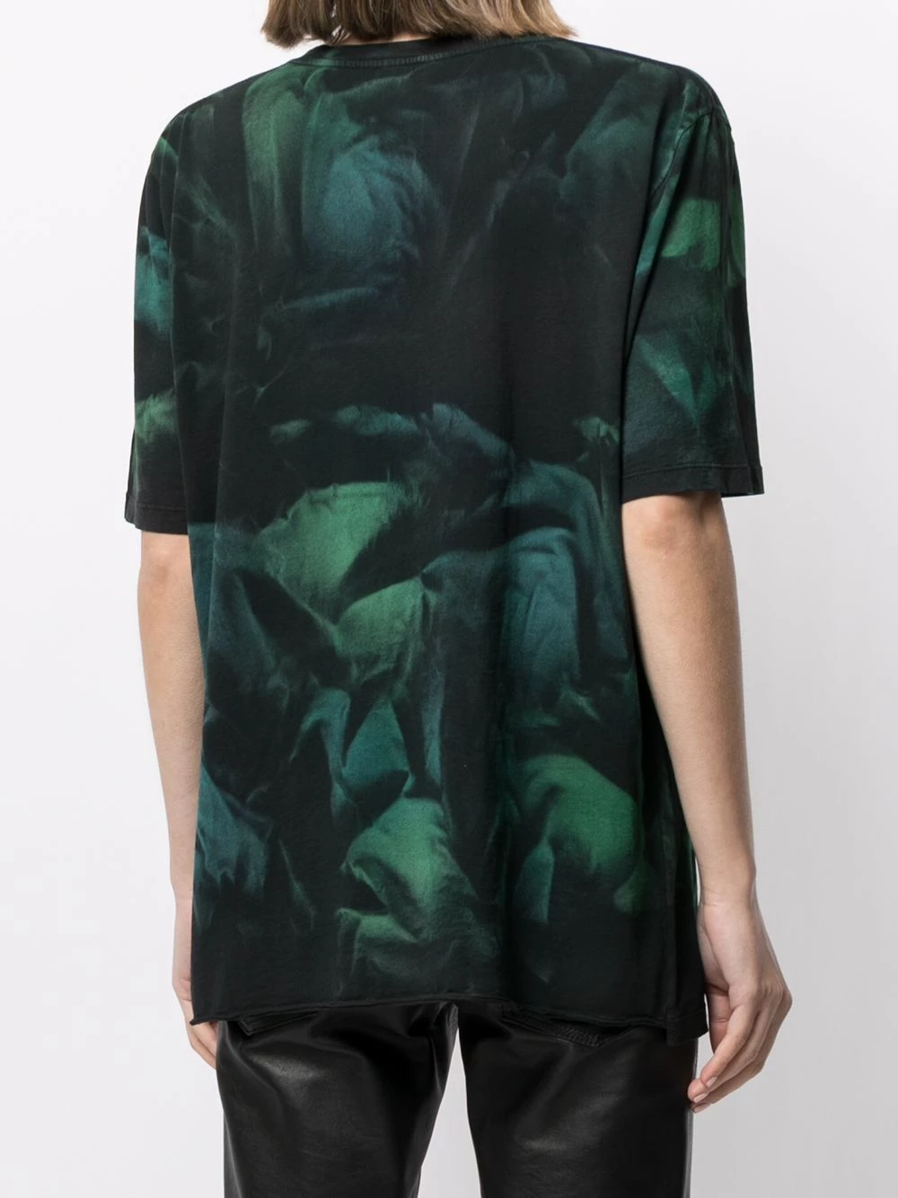 Saint Laurent tie-dye boyfriend-fit T-shirt