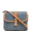 Saint Laurent monogram denim camera bag