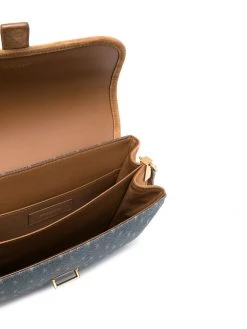 Saint Laurent monogram denim camera bag