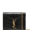 Saint Laurent Cassandra chain wallet bag