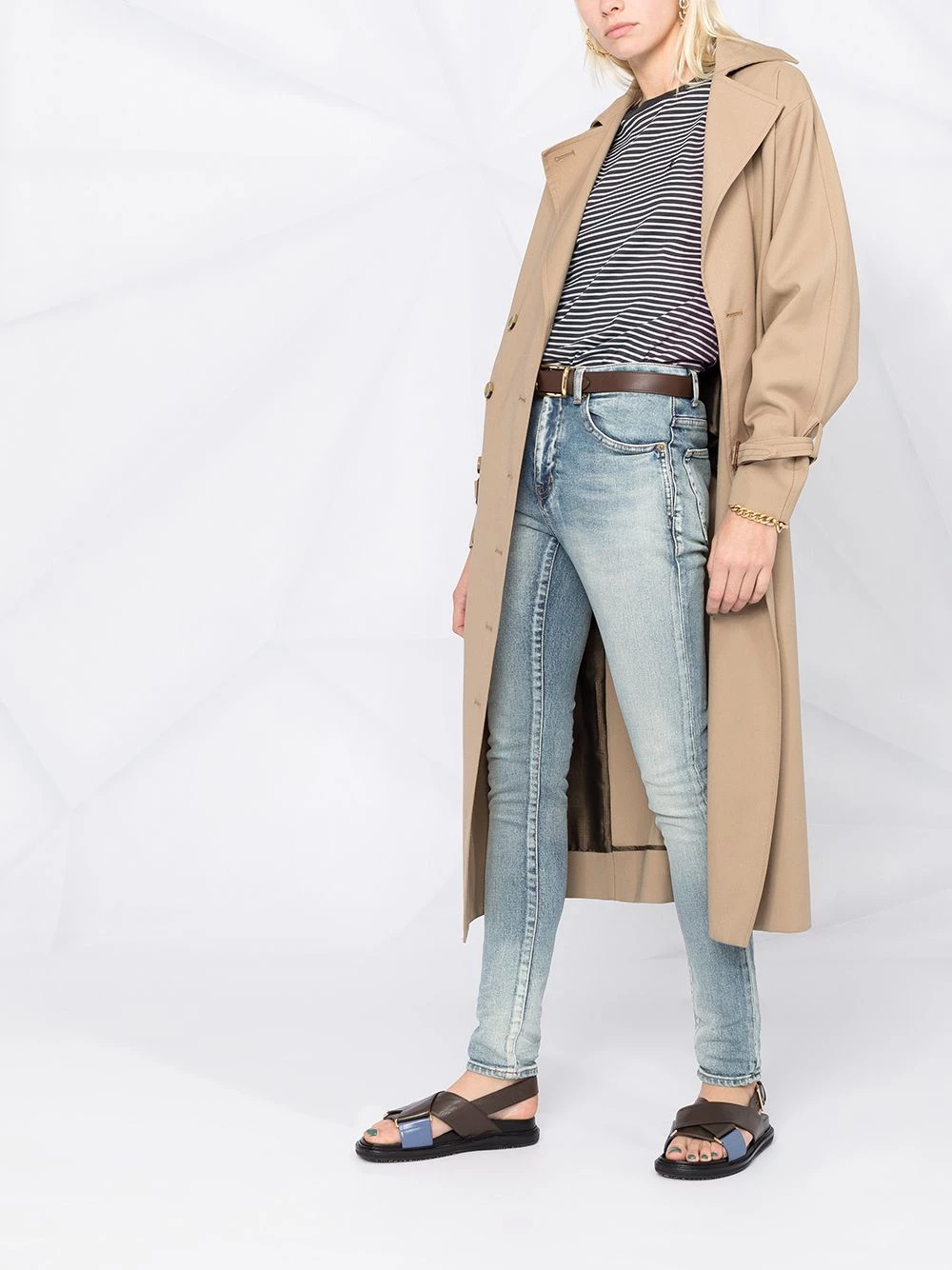 Saint Laurent skinny fit low rise jeans