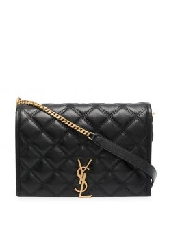 Saint Laurent Becky diamond-quilt shoulder bag