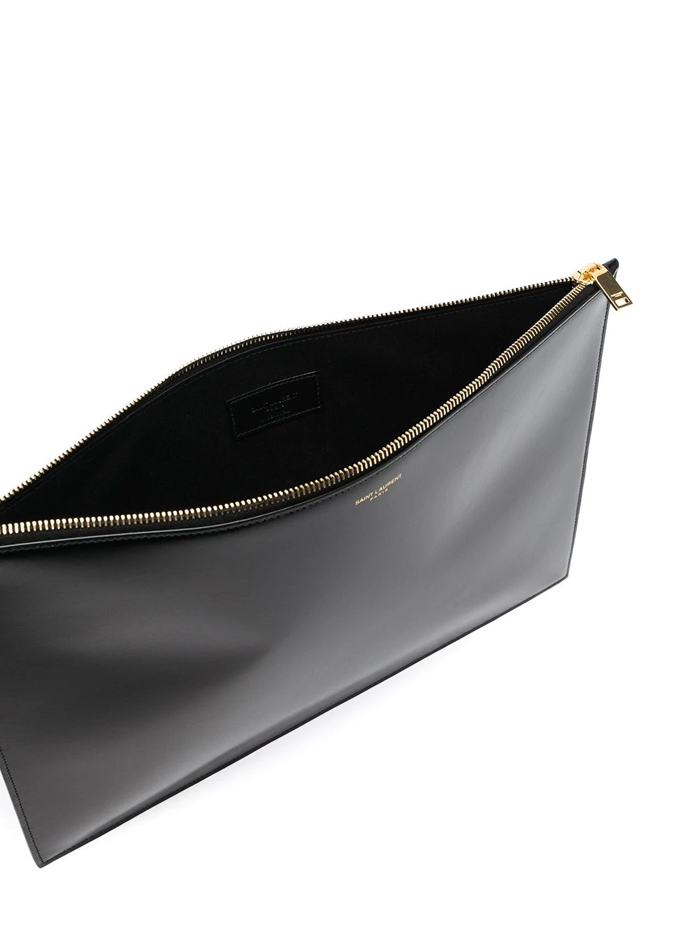 Saint Laurent embossed logo clutch