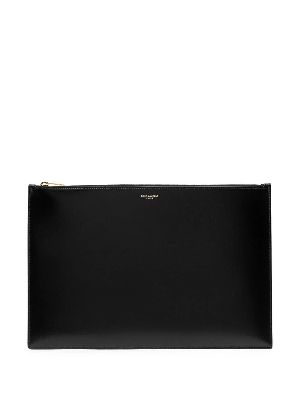 Saint Laurent embossed logo clutch