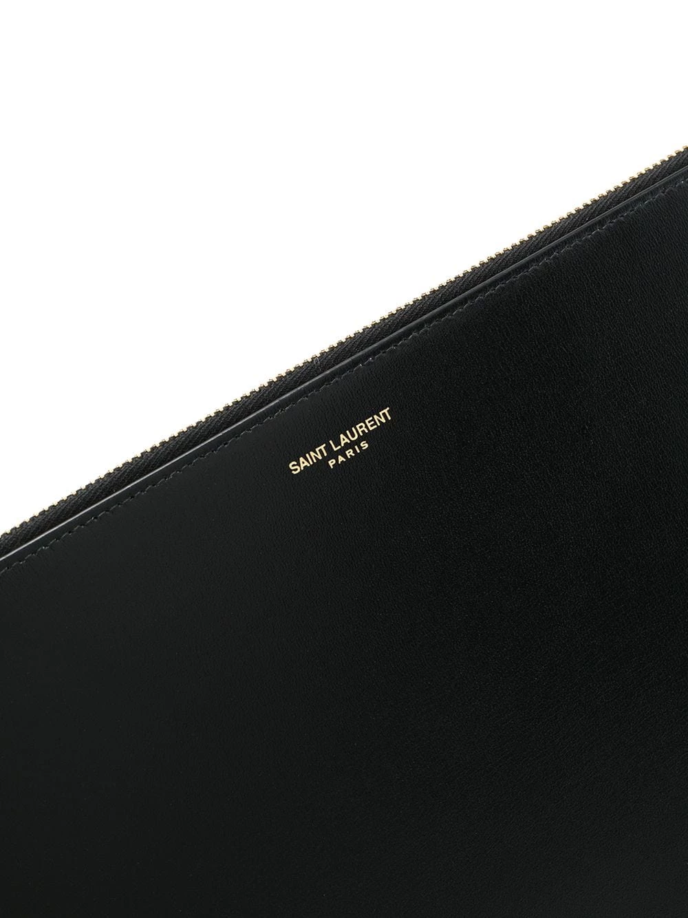 Saint Laurent embossed logo clutch