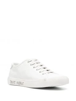 Saint Laurent logo-print lace-up trainers