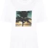 Saint Laurent palm tree-print T-shirt